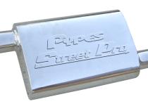 Violator Series Muffler 14 in 2.5 in Offset/Offset Hardware Not Incl Polished 304 Stainless Steel Pypes Exhaust