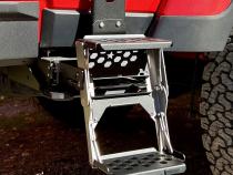 R-STEP 9 Inch Wide For 2020-2023 Jeep Gladiator Bed Step Attachment Brackets Driver Side Behind Rear Tire DIESEL MOTOR Rock Slide Engineering