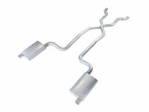 1968-1973 Corvette C3 2.5 Inch Crossmember Back Exhaust Kit With X-Pipe 409 Stainless Turbo Pro Mufflers Pypes Performance Exhaust