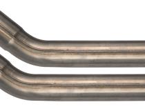 1966-71 Ford Fairlane 2.5 Inch X-Pipe Crossmember Back Quarter Panel Exit Exhaust No Mufflers Pypes Performance Exhaust