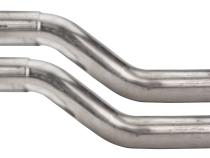 1966-71 Ford Fairlane 2.5 Inch H-Pipe Crossmember Back Rear Exit Exhaust Street Pro Mufflers Pypes Performance Exhaust