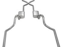 Crossmember Back w/H-Pipe Exhaust System 64-74 GM A Body Split Rear Dual Exit 3 in Intermediate And Tail Pipe Turbo Pro Mufflers/Hardware Incl Tip Not Incl Pypes Exhaust