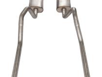 1965-70 Chevy Impala  H-Pipe Crossmember Back Exhaust 409 SS Rear Exit Street Pro Mufflers Pypes Performance Exhaust