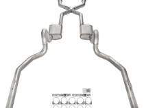 1978-88 3 Inch GM G-Body Non SS Crossmember Back w/ Xpipe Street Pro Muffler Exhaust System SGG913SE