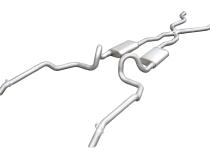 1994-1996 Chevy Impala Converter Back Exhaust System With X-Pipe Out The Back Exit 409 Stainless Violator Mufflers Pypes Performance Exhaust