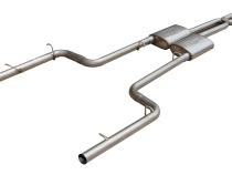 Cat Back Exhaust System Split Rear Dual Exit 11-14 Charger V6 2.5 in Intermediate And Tail Pipe Race Pro Muffler/Hardware Incl Tip Not Incl Natural Finish 409 Stainless Steel Pypes Exhaust