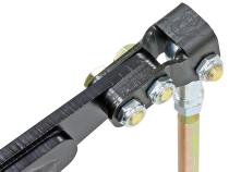 Antirock Double Shear End Link Bracket Kit Extends Arm Length 1.5 Inch Allows up to 1.25 Inch Link Offset Hardware Included Pair RockJock 4x4