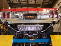 1968-72 Olds 442 Crossmember-Back Valance Exit Xpipe Race Pro Muffler SGA18R