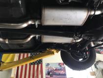 68-72 Chevelle High Tuck 2.5 Inch Crossmember Back W/X-Pipe and StreetPro Mufflers System Pypes Performance Exhaust