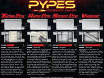 Crossmember Back w/X-Pipe Exhaust System 55-57 Chevy Wagon Split Rear Dual Exit 2.5 in Intermediate X-Pipe And Tail Pipe Turbo Pro Mufflers/Hardware Incl Tip Not Incl Pypes Exhaust