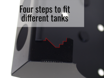 Propane Tank Bracket 11 Lb Worthington 2.5 Gallon 9 Inch Diameter Powder Coated BlackPower Tank