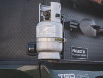 Teton Locker Propane Tank Bracket for 5 lb LP Bottle 8 Inch Diameter Power Tank