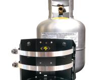 Shasta Locker Bracket for 20 lb Steel and 17, 22 lb Viking Propane Tanks Power Tank