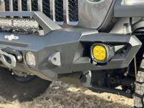 Appalachian Steel Mid Front Bumper With Winch Plate Wrangler JL and Gladiator JT Rock Slide Engineering