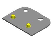 Gas Tank Skid Plate Bracket Clayton Off Road