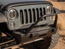 Jeep JL,JT,JK Sentinel Front Bumper with Hoop - Black Powder Coat Artec Industries