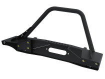 Jeep JL,JT,JK Sentinel Front Bumper with Hoop - Black Powder Coat Artec Industries