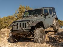 Jeep JL,JT,JK Sentinel Front Bumper with Hoop - Black Powder Coat Artec Industries