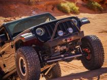 Jeep JL,JT,JK Sentinel Front Bumper with Hoop - Black Powder Coat Artec Industries