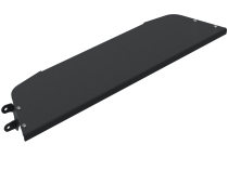 JL,JT,JK Sentinel Front Bumper No Winch Cover - Black Powder Coat Artec Industries