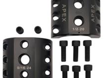 Stabilizer Clamp, 1.5 Inch ID, Black, Universal - Includes hardware for Fox ATS, Standard, Falcon Apex Chassis