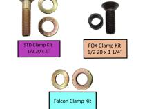 Stabilizer Clamp, 1.5 Inch ID, Black, Universal - Includes hardware for Fox ATS, Standard, Falcon Apex Chassis