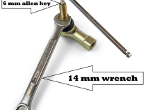 Jeep Wrangler Adjustable Rear Sway Bar End Link 07 Up JK/JL Adjustable Front Sway Bar End Link 07-18 JK Clayton Off Road