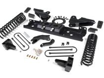 19-24 RAM 3500 6.5 Inch Radius Arm Bracket 5 Inch Rear Block Without Overload Diesel 8-Bolt T-Case Fox Adventure Shocks Zone Offroad