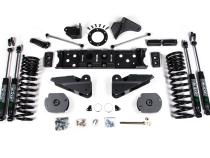 19-24 RAM 2500 4.5 Inch Radius Arm Bracket Diesel 6-Bolt T-Case Adventure Shocks Zone Offroad