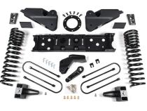 19-24 RAM 3500 4.5 Inch Radius Arm Bracket 3 Inch Rear Block With Overload Diesel 6-Bolt T-Case Fox Adventure Shocks Zone Offroad