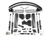 17-19 Ford F-250/F-350 Super Duty 6 Inch Lift Kit 4 Inch Rear Block &amp;amp; AAL Diesel 2 Leaf Main Fox Adventure Shocks Adventure Series Shocks Zone Offroad