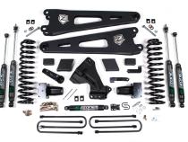 23-24 Ford F-250/F-350 Super Duty 4WD 5 Inch Radius Arm Lift Kit 3 Inch Rear Block Diesel 2 Leaf Main Fox Adventure Shocks Adventure Series Shocks Zone Offroad