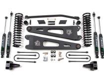 08-10 Ford F-250/F-350 Super Duty 4 Inch Radius Arm Lift Kit Gas Fox Adventure Shocks Zone Offroad