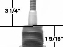 Currectlync Modular Extreme Duty Steering Rod End Cartridge (JL/JT Knuckle Arm Taper) RockJock 4X4