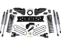 19-24 RAM 3500 4 Inch Radius Arm Bracket Gas 3 Inch Rear Block Without Overload Adventure Shocks Zone Offroad