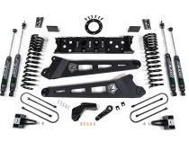 19-24 RAM 3500 6.5 Inch Radius Arm 5 Inch Rear Block With Overload Diesel 8-Bolt T-Case Fox Adventure Shocks Zone Offroad