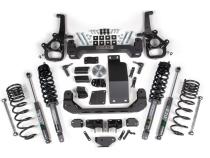 25-26 Ram 1500 4WD 4 Inch Suspension Lift Kit (Large Bore), 3 Inch Rear Lift, Coil Spring - Nitro Loaded Struts, Nitro Shocks Zone Offroad