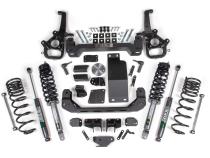 4 Inch Lift Kit for 2025 Ram 1500 4WD 4 Inch Front 3 Inch Rear Suspension Lift System Large Bore Nitro Rear Shocks Zone Offroad