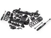 4 Inch Lift Kit for 2025 Ram 1500 4WD 4 Inch Front 3 Inch Rear Suspension Lift System Large Bore Nitro Rear Shocks Zone Offroad